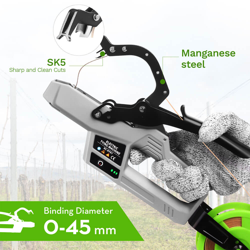 SW-B10 cordless electric tying machine for vineyards